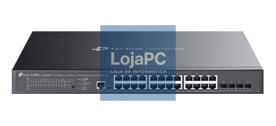 TP-Link - OMADA Omada 24-Port Gigabit and 4-Port 10GE SFP+ L2+ Managed Switch with 16-Port PoE+ & 8-Port PoE++