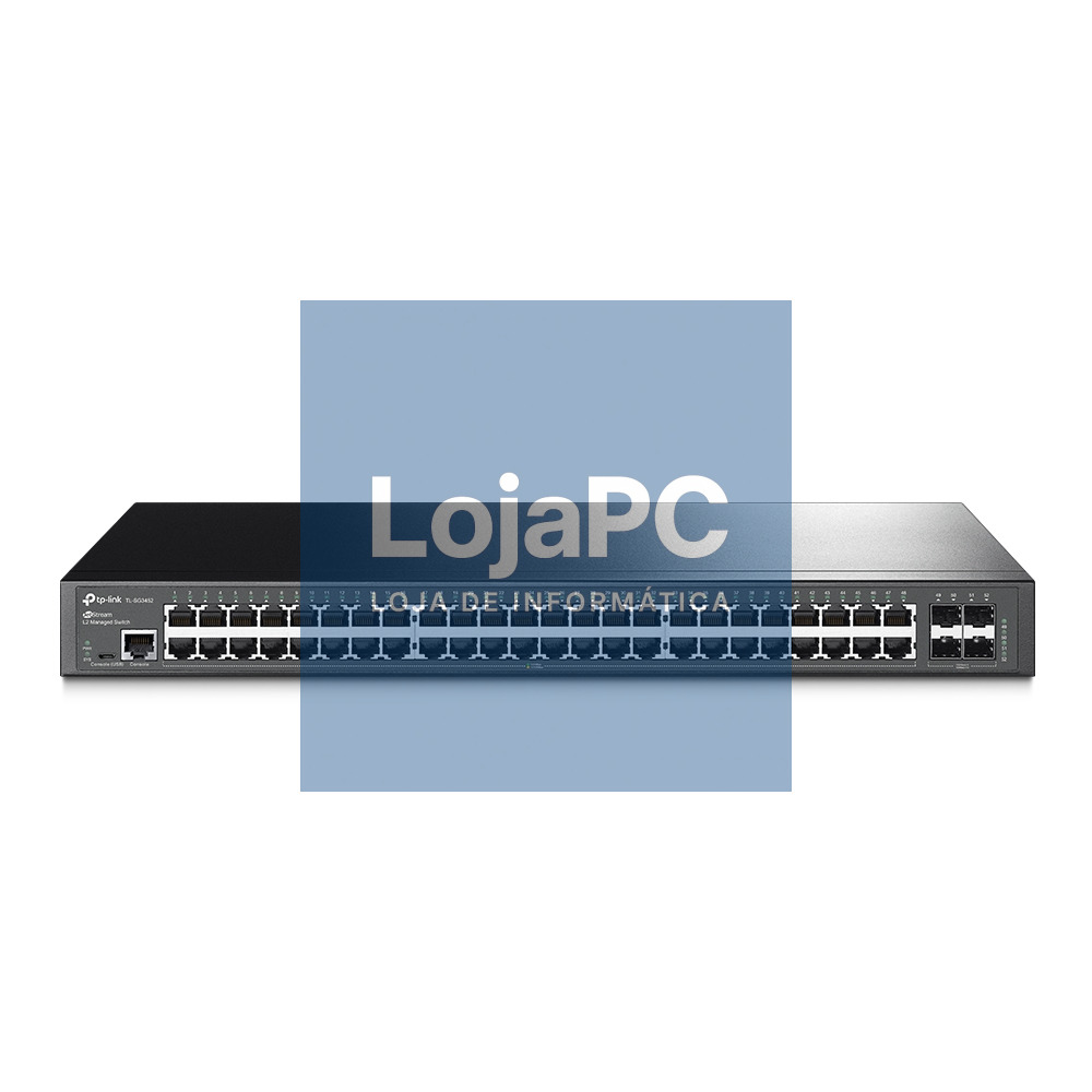 TP-Link - OMADA JetStream™ 48-Port Gigabit L2+ Managed Switch with 4 SFP Slots