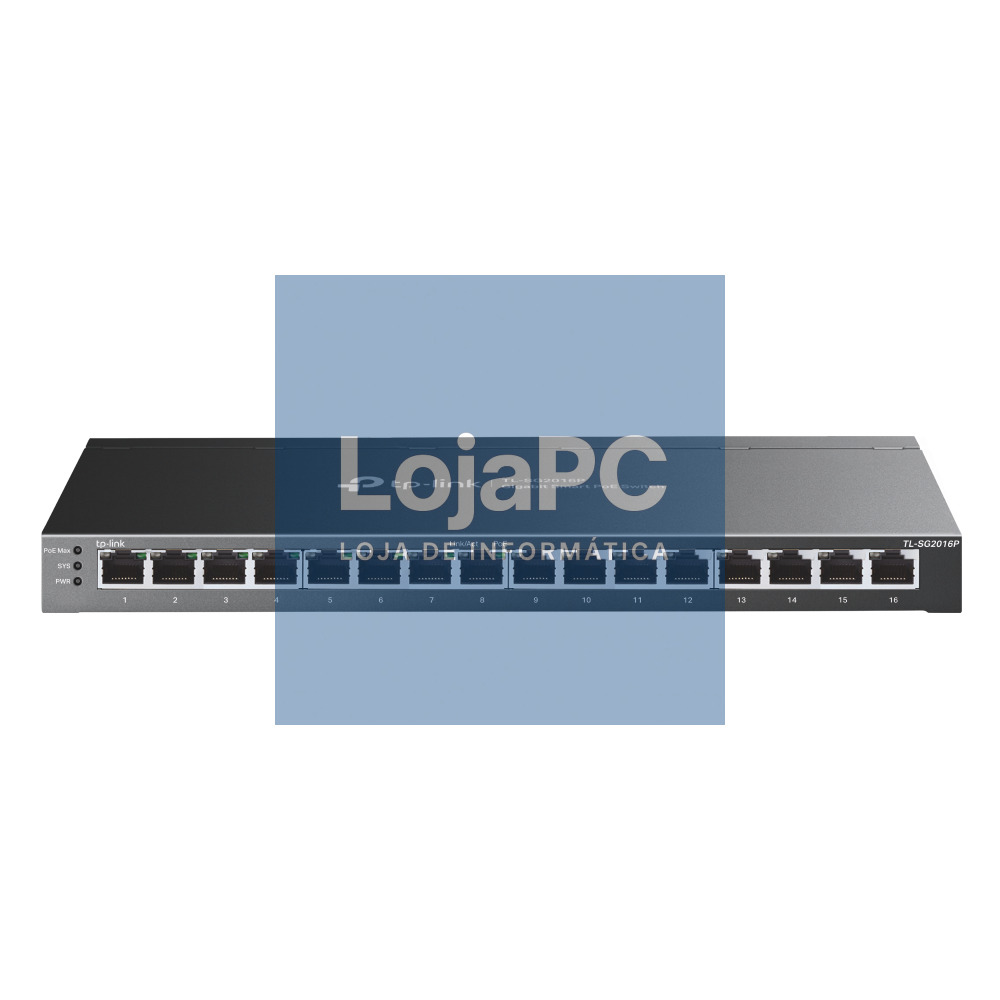 TP-Link - OMADA JetStream™ 16-Port Gigabit Smart Switch with 8-Port PoE+