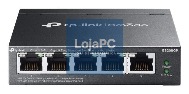 TP-Link - OMADA Omada 5-Port Gigabit Easy Managed Switch with 4-Port PoE+