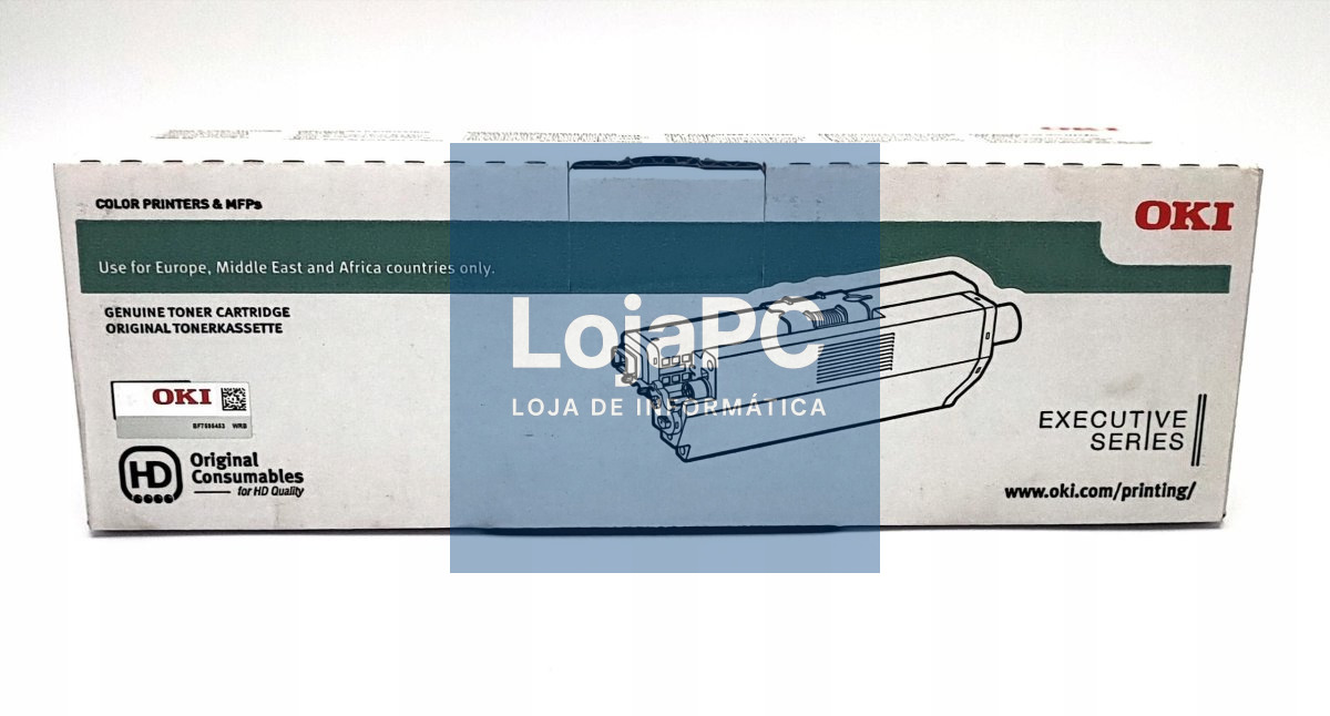 Toner OKI Preto 6k  - ES5431/ES3452MFP/ES5462MFP