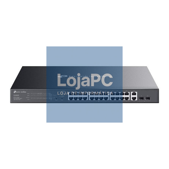 TP-Link - OMADA Omada 28-Port Gigabit Easy Managed Switch with 24-Port PoE+