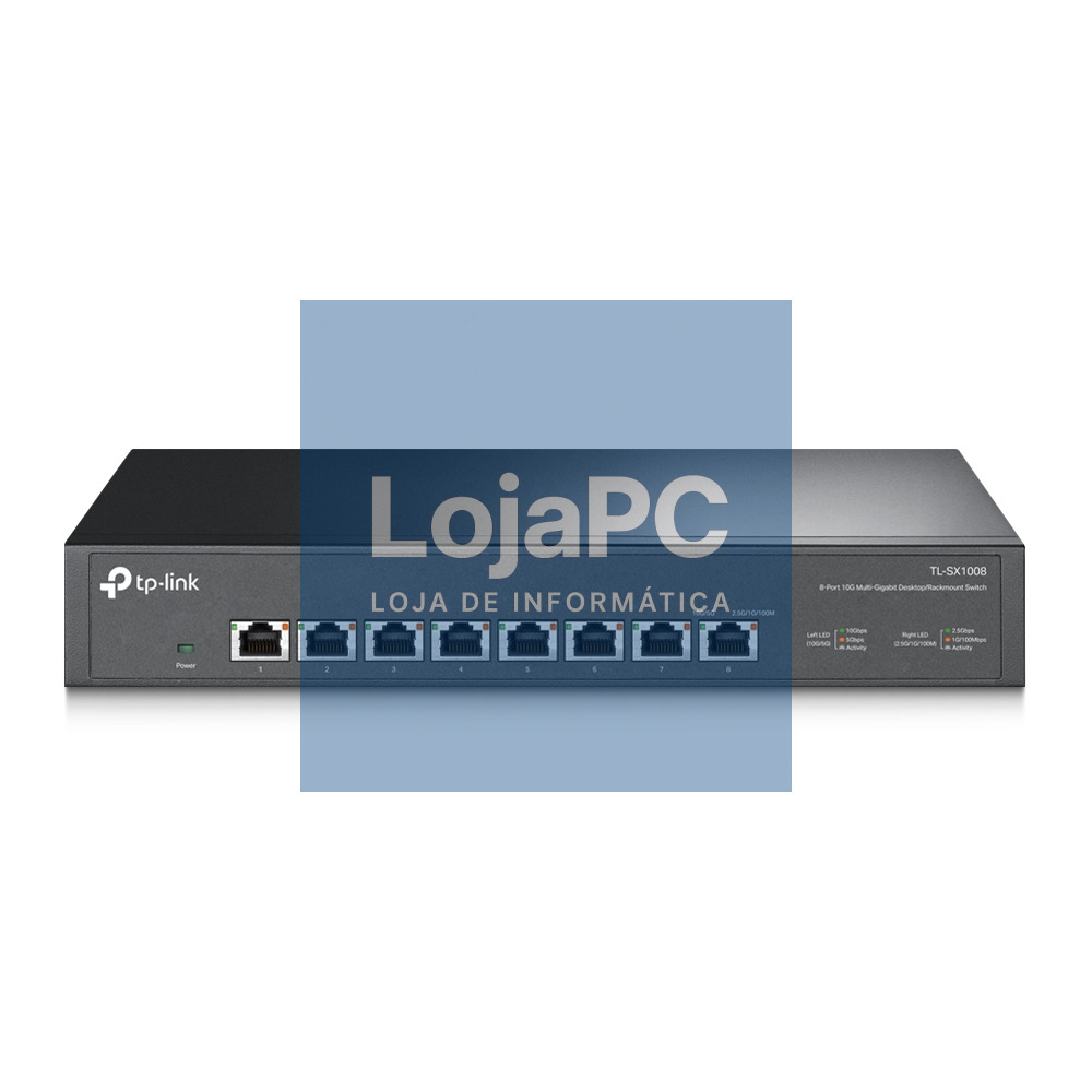TP-Link - OMADA 8-Port 10G Multi-Gigabit Switch