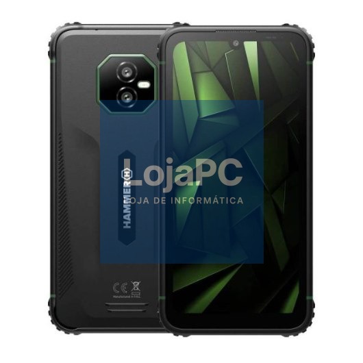 MOVIL SMARTPHONE HAMMER RANGER 4G 6/128GB BLACK GREEN