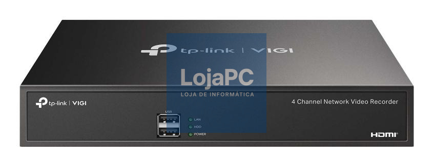 TP-Link - VIGI VIGI NVR1004H, VIGI 4 Channel Network Video Recorder