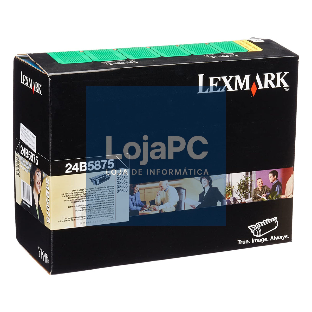 LEXMARK XS652de XS654de XS658x toner black standard capacity 30.000 pages 1-pack Return Programme