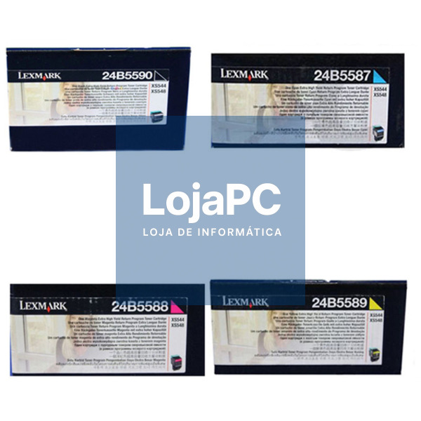 LEXMARK XS544dn / XS548de toner cyan standard capacity 3.000 pages 1-pack Return Programme