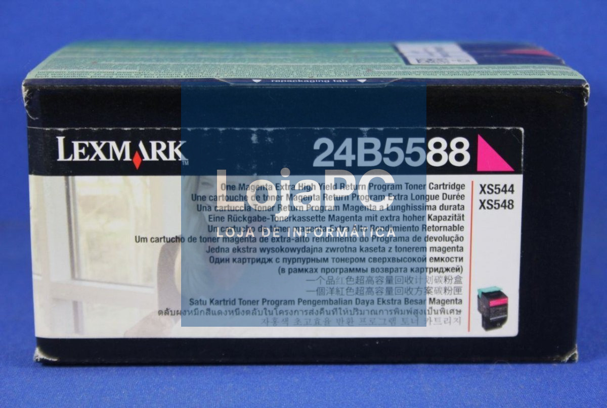 LEXMARK XS544dn / XS548de toner magenta standard capacity 3.000 pages 1-pack Return Programme