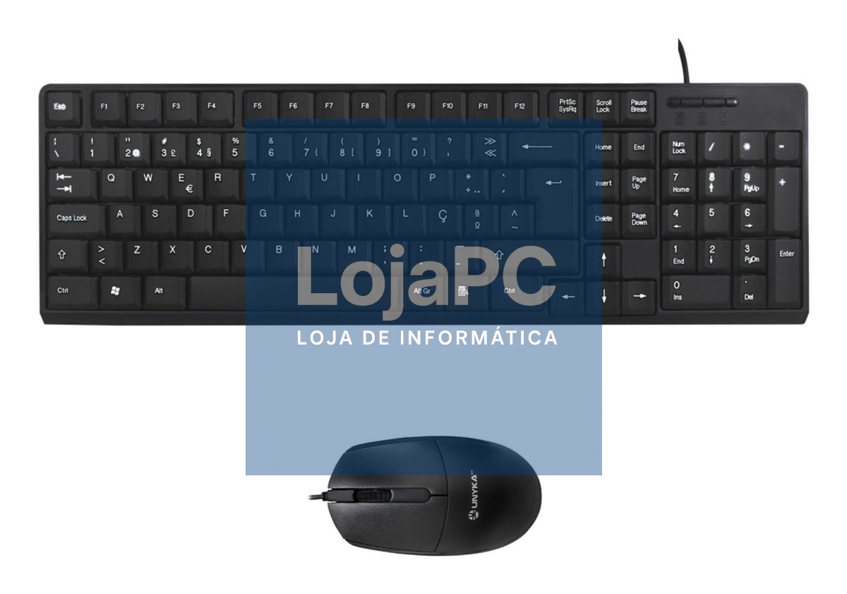 UNYKAch Kit Teclado + Rato UK50546 Português