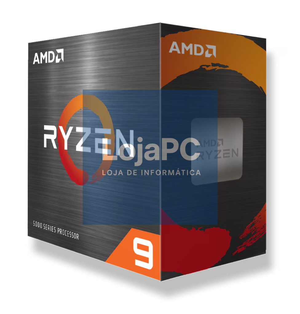 AMD Ryzen 9 5900XT 3.3/4.8Ghz, 16 core, 72MB AM4 105W - Sem Cooler Wraith Prism - obriga a ter gráfica discreta