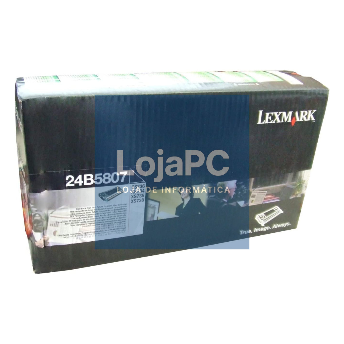 LEXMARK XS734de CS736dn XS736de toner black standard capacity 12.000 pages 1-pack Return Programme