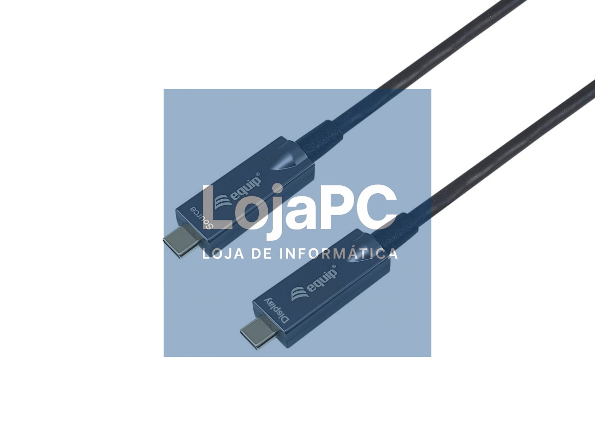 Equip USB-C 3.2 GEN 2 Type-C to C Active Optical Cable, 10M, M/M, 60W PD, 4K/60HZ