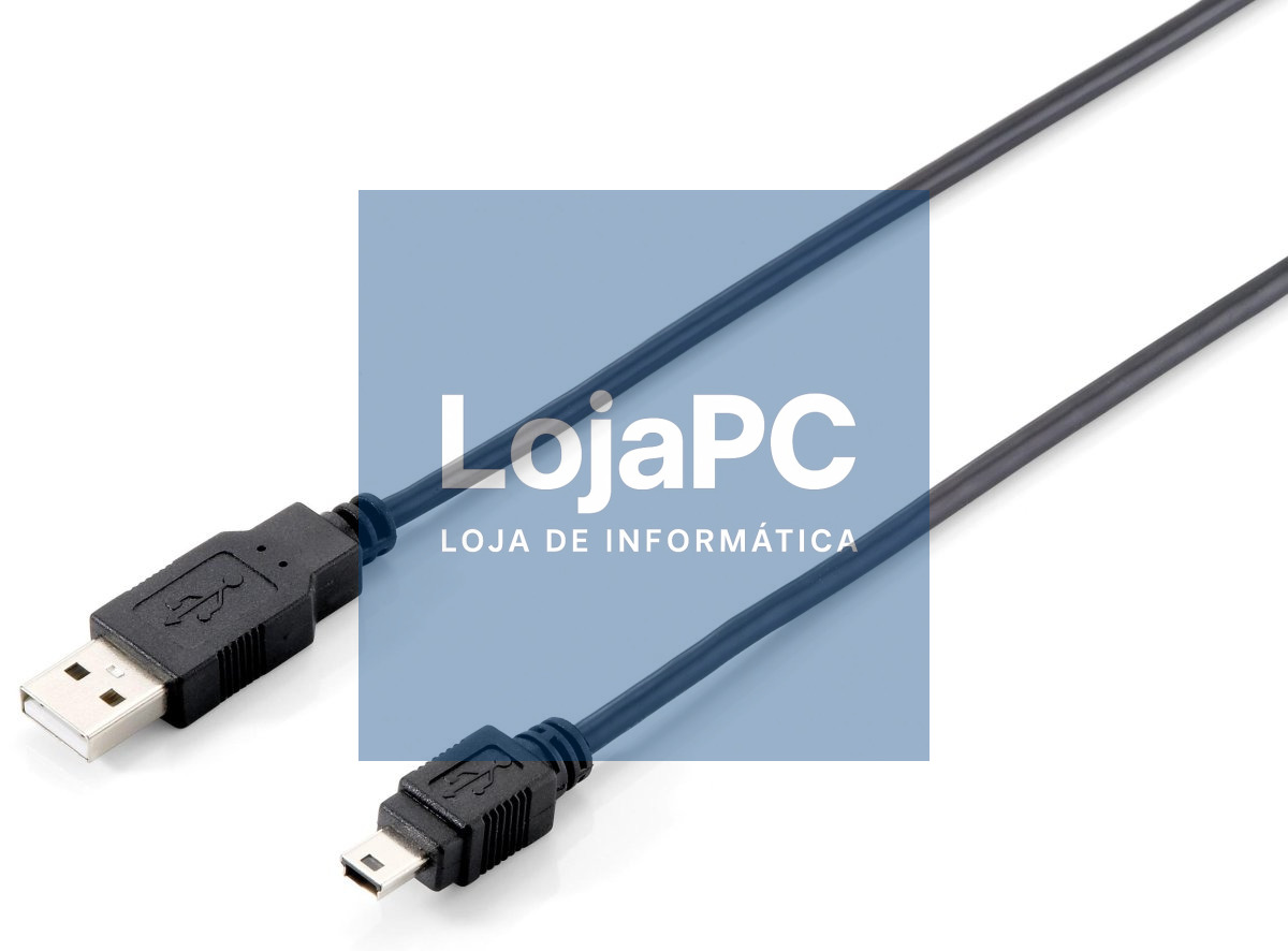 Equip USB 2.0 Cable A->Mini5P 1,8m M/M, black
