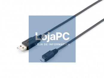 Equip Cabo USB 2.0 Macho > Micro B Macho 1.0m, black