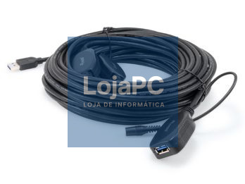 Equip USB 3.0 Active Extension Cable, 15.0m - Black