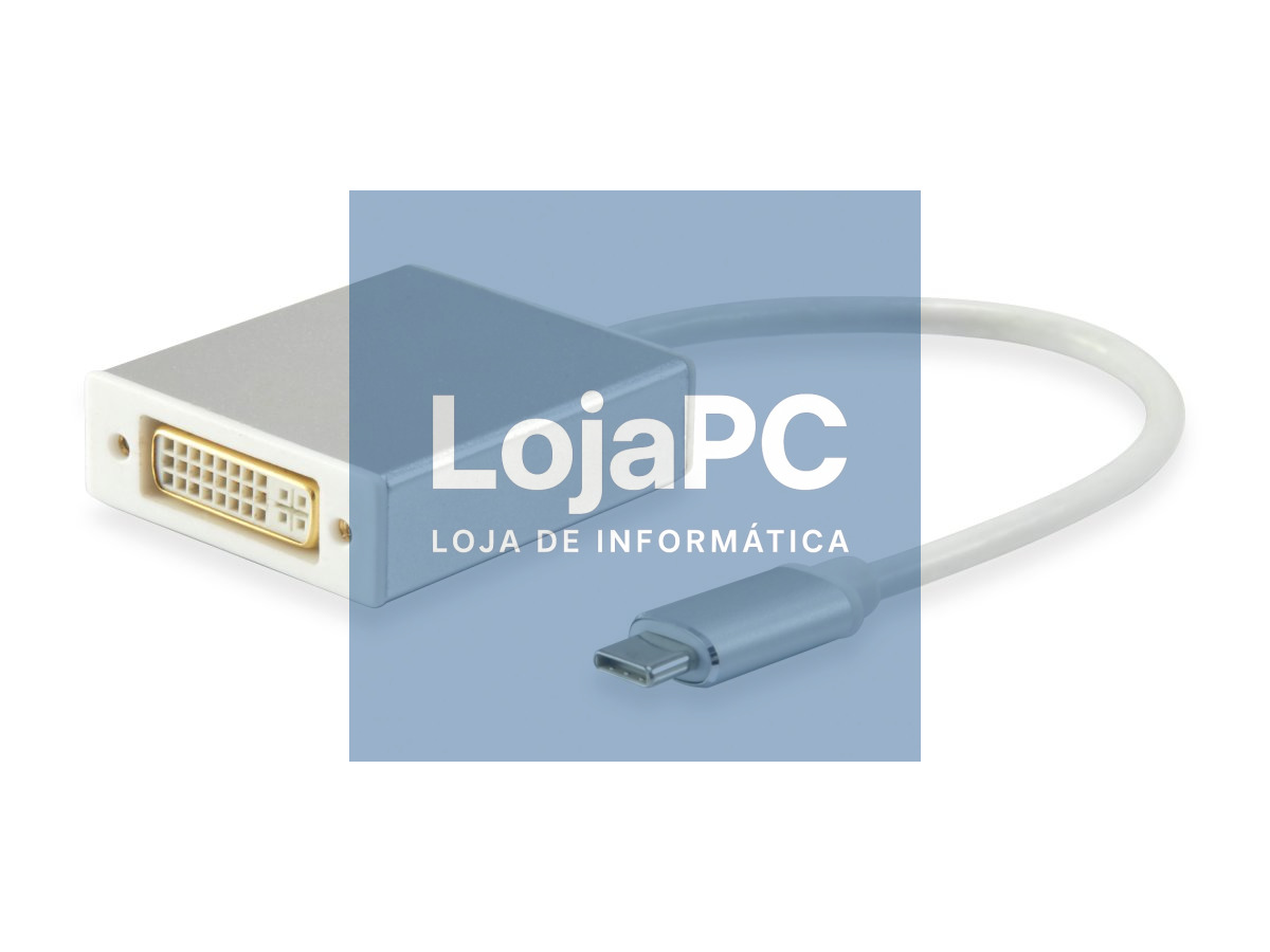 Equip Adaptador USB C para DVI-I DUAL LINK M/F