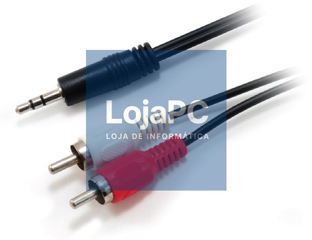 Equip Audio Cable 3.5mm Male to 2 RCA Male, 2.5m