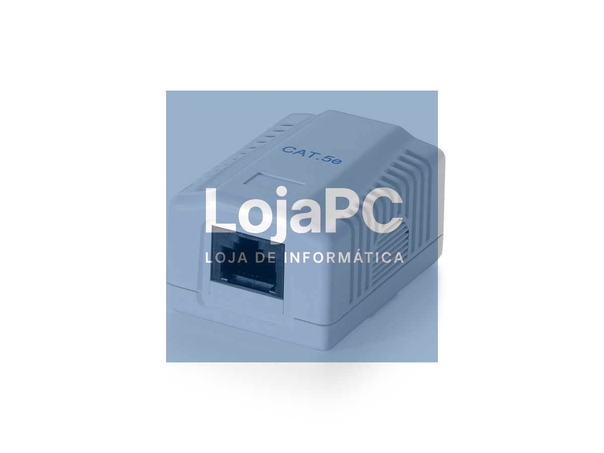 Equip Outlet Box Surface Mount 1-Port UTP Cat.6, white