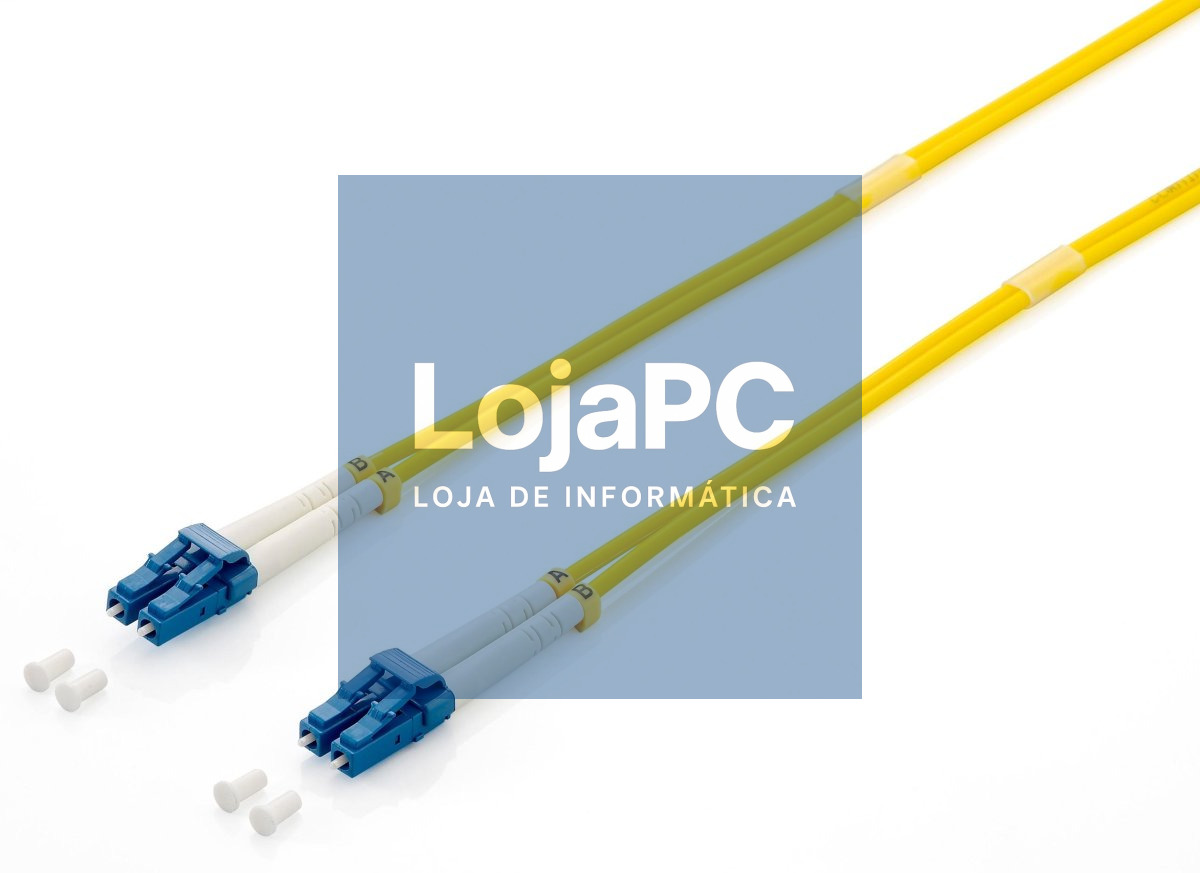 Equip LC TO LC FIBER OPTIC PATCH CABLE, OS2, SINGLE MODE, DUPLEX, 9/125µM, LSZH, 3.0M