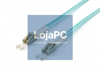 Equip Cabo FO Duplex Jumper LC/LC 50/125µ 5,0m turquoise, OM3, LSOH