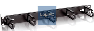 Equip Guia de cabos para panel 19" 1U Preto
