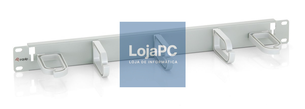 Equip Guia de cabos para panel 19" 1U Cinza
