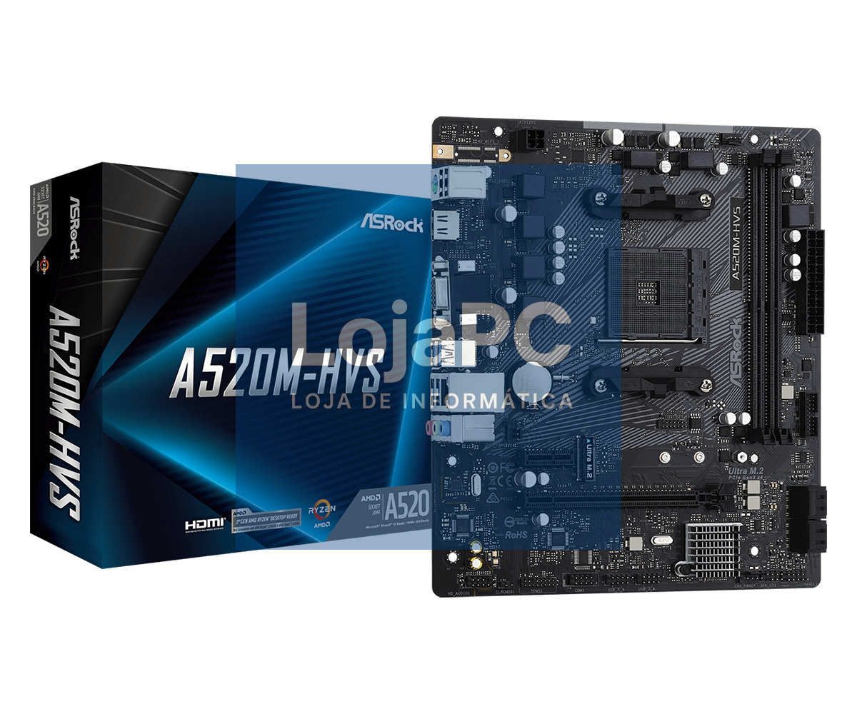 ASRock A520M-HVS AMD AM4
