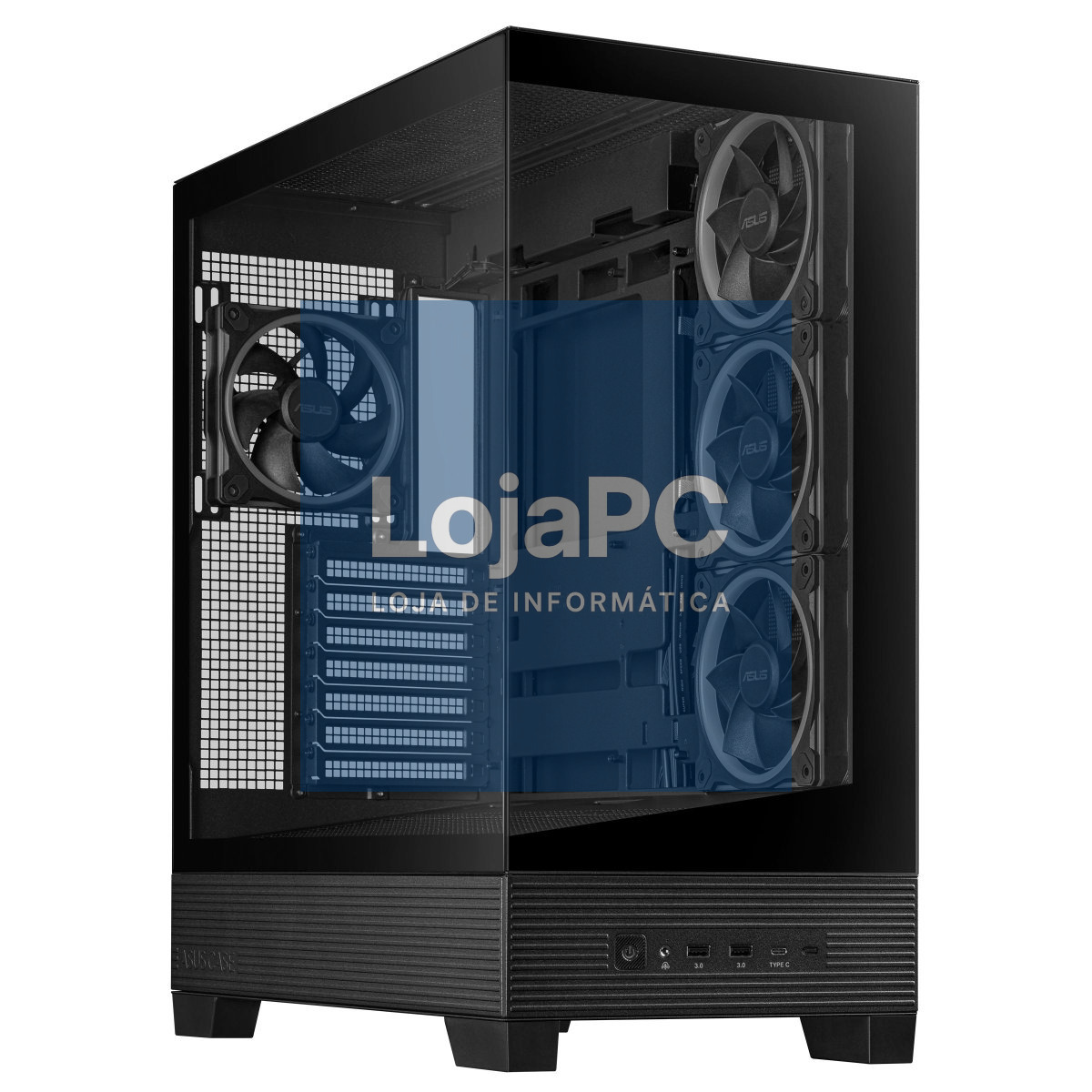 Asus Caixa A31 PLUS TG ARGB BLACK ATX