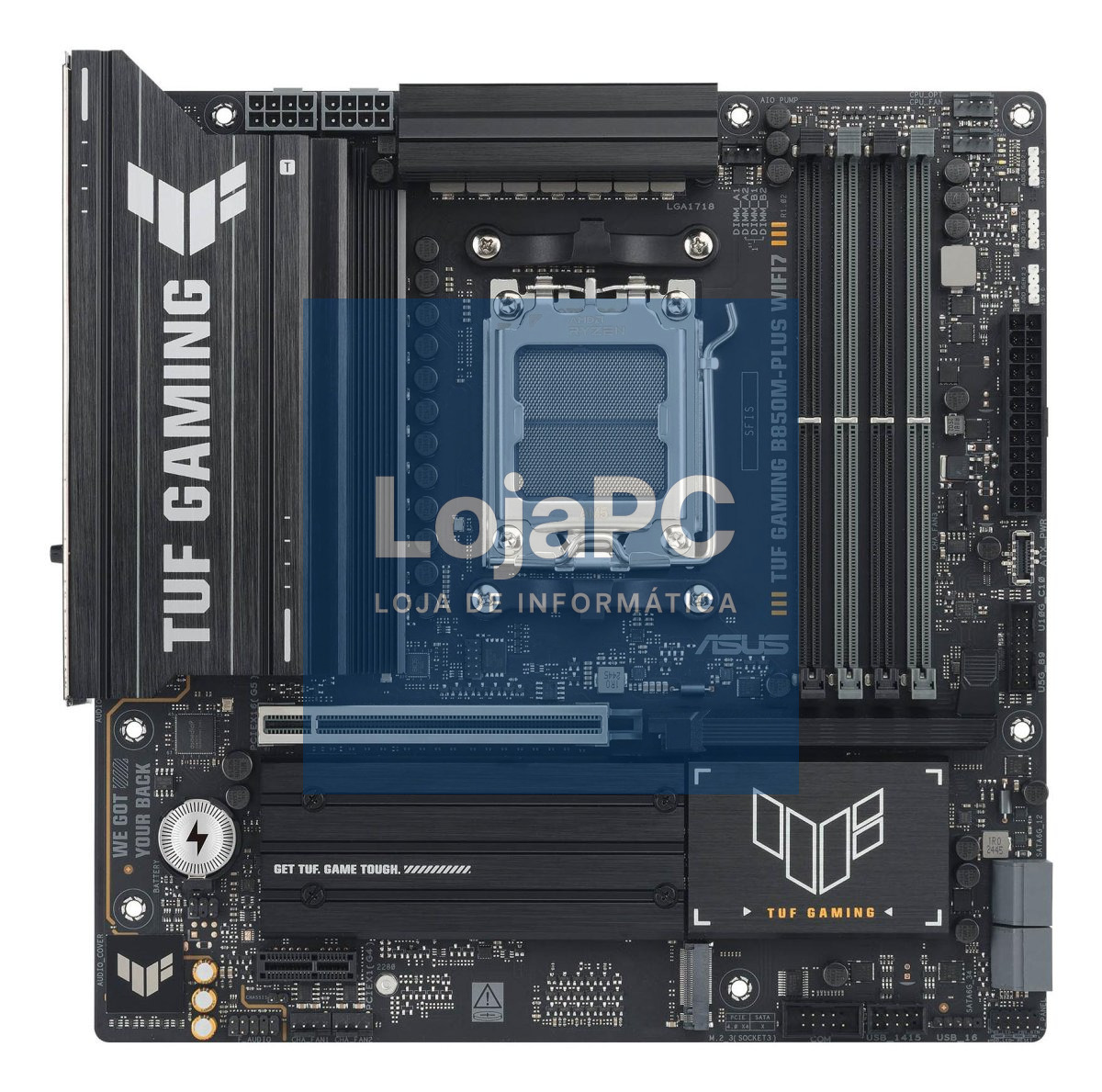 Asus TUF GAMING B850M-PLUS WIFI7/SOCKET AM5, B850, USB20G, WIFI7,MB