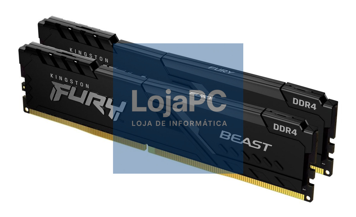 Kingston ValueRAM 64GB 3200MHz DDR4 CL16 DIMM (Kit of 2) FURY Beast Black