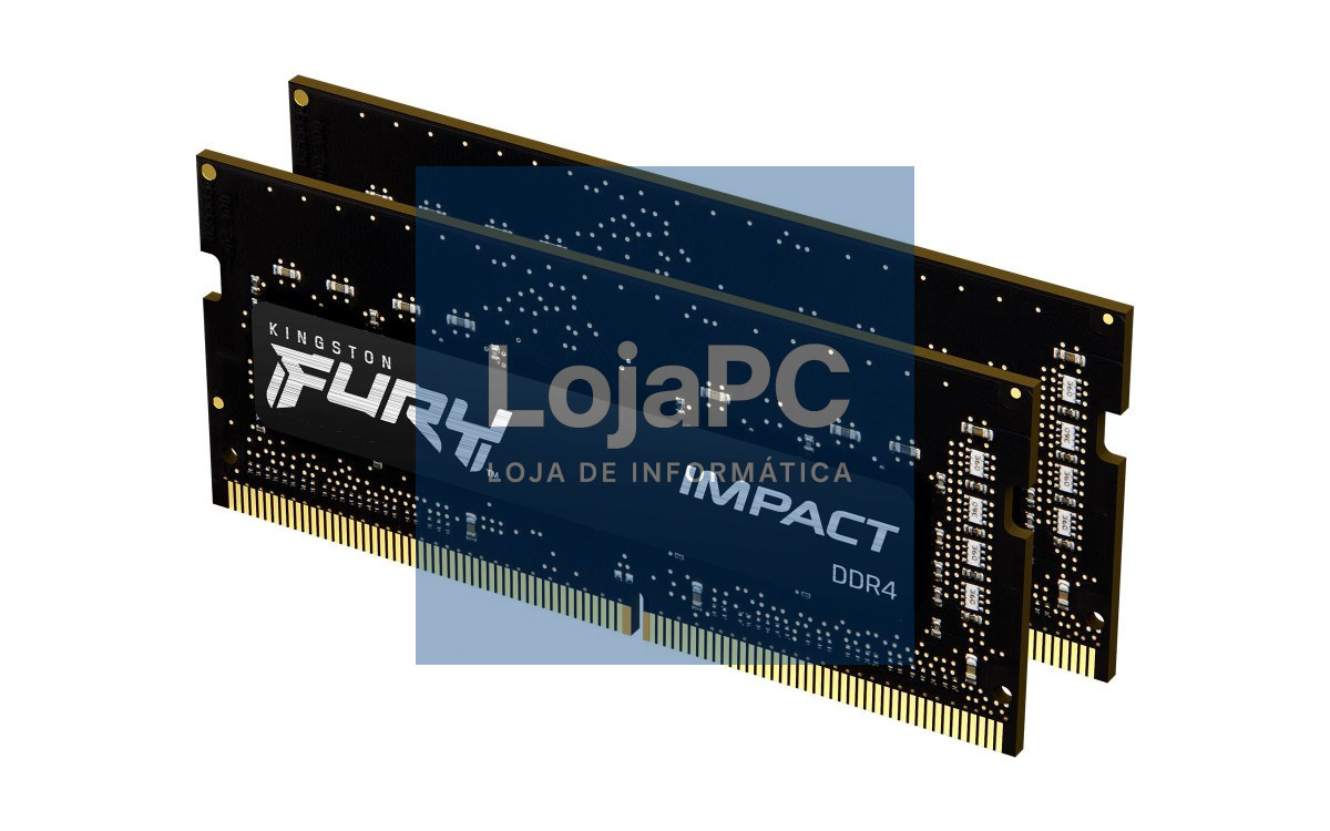 Kingston ValueRAM 32GB 3200MHZ DDR4 CL20 SODIMM (KIT OF 2) FURY Impact