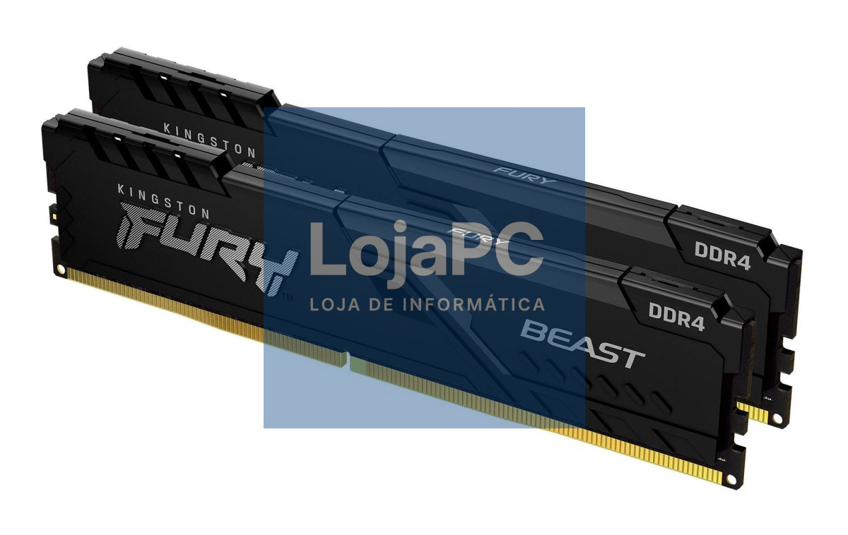 Kingston ValueRAM 32GB 3600MHZ DDR4 CL18 DIMM (KIT OF 2) FURY Beast Black