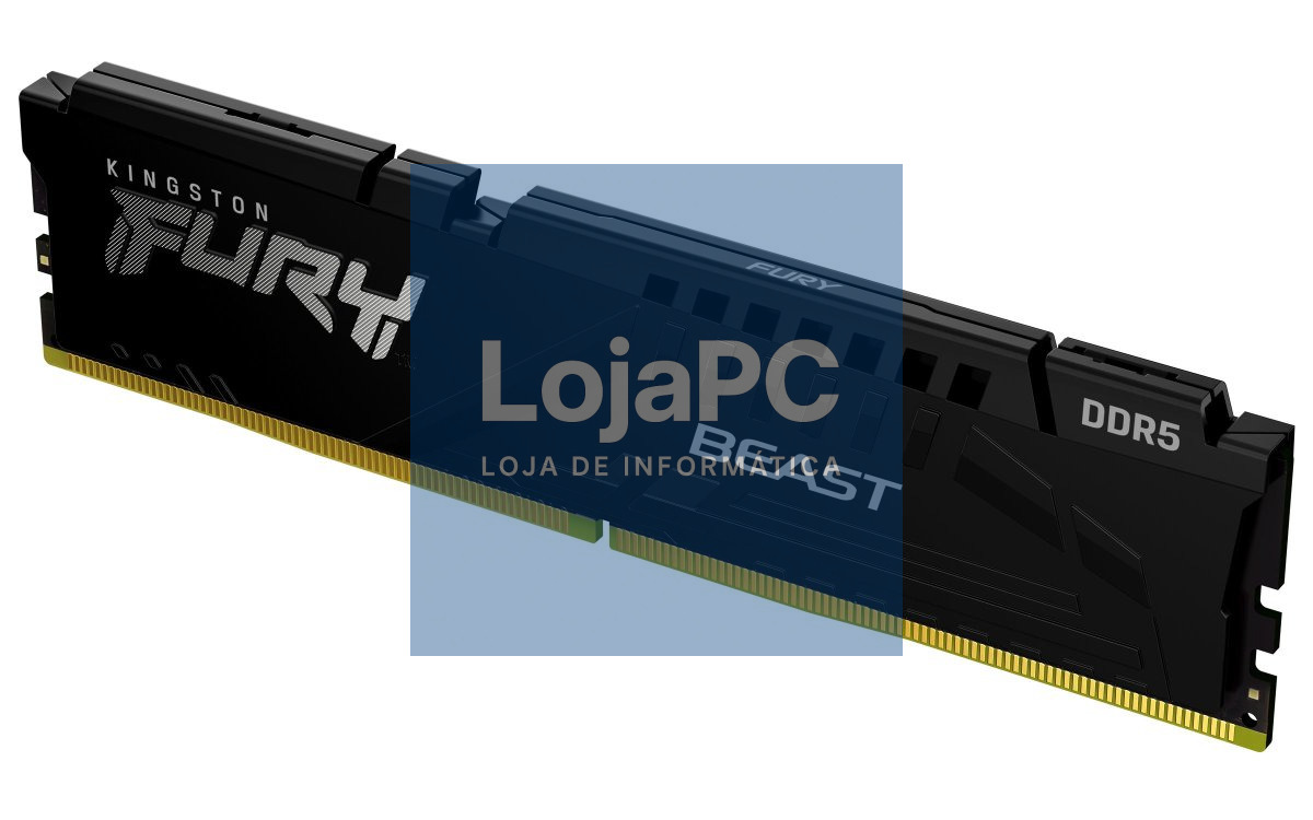 Kingston ValueRAM 32GB 5600MT/s DDR5 CL36 DIMM FURY Beast Black 32Gbit - Apenas AMD AM5 e Intel 14ª e acima