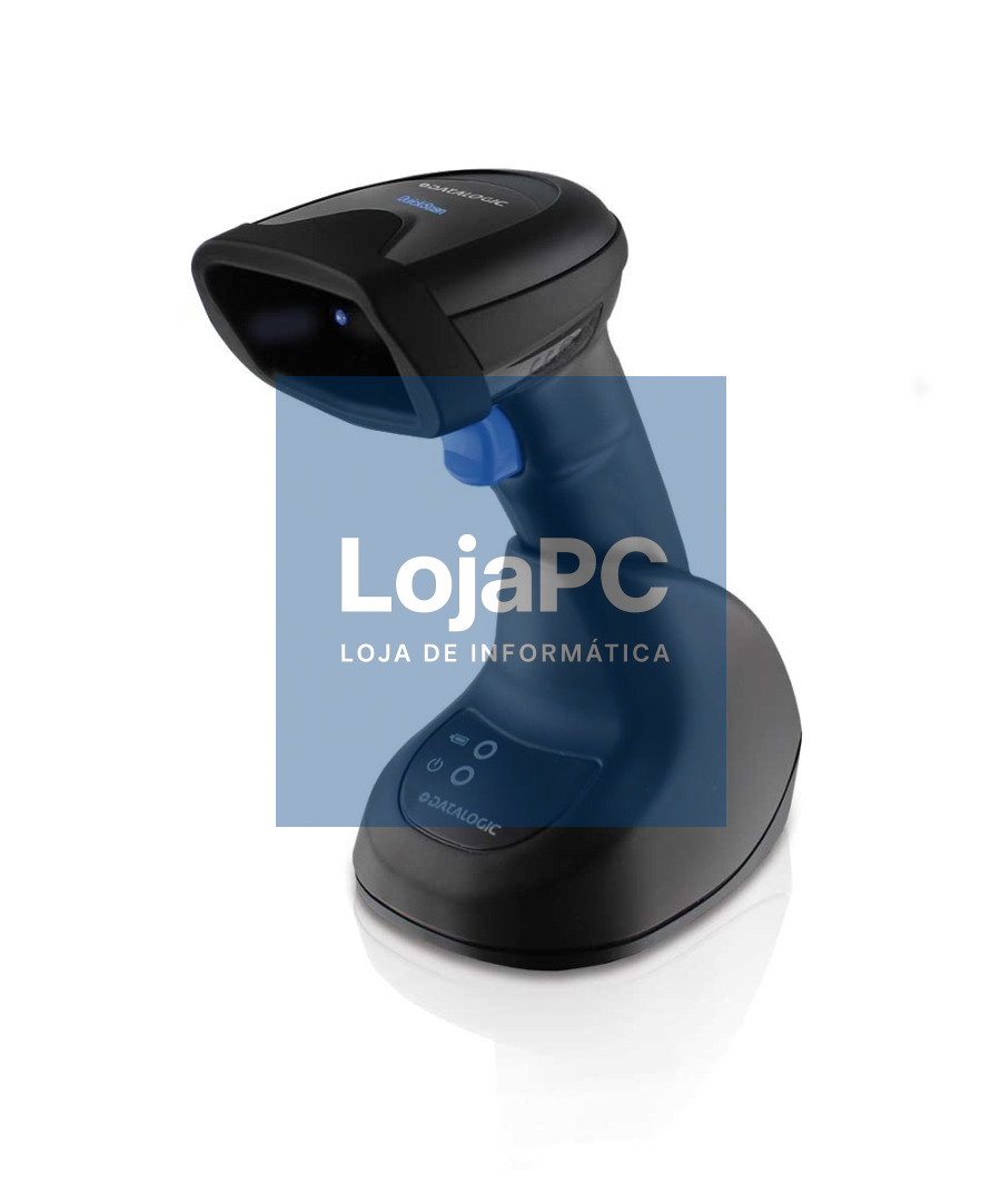 Datalogic Scanner Datalogic Imager QM2500, 433MHZ, 2D, Inclui Base e Cabo USB, Preto