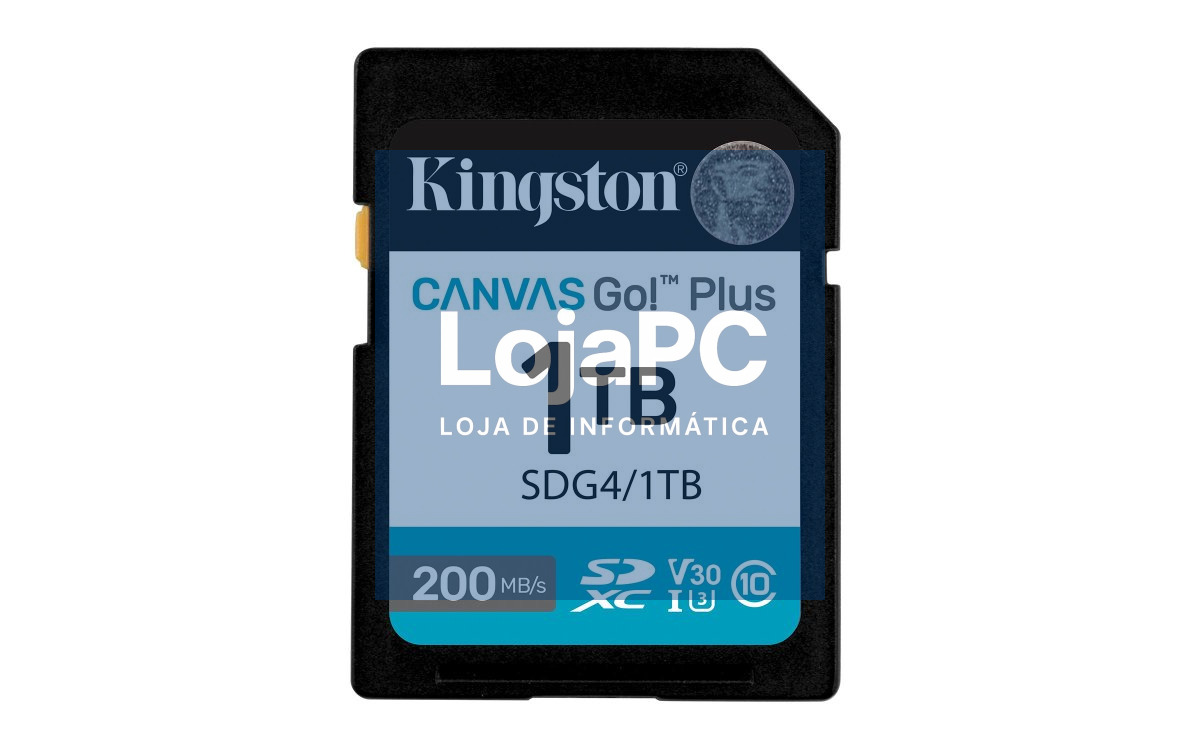 Kingston 1TB SDXC Canvas Go Plus Gen4 200MB/s C10 UHS-I U3 V30