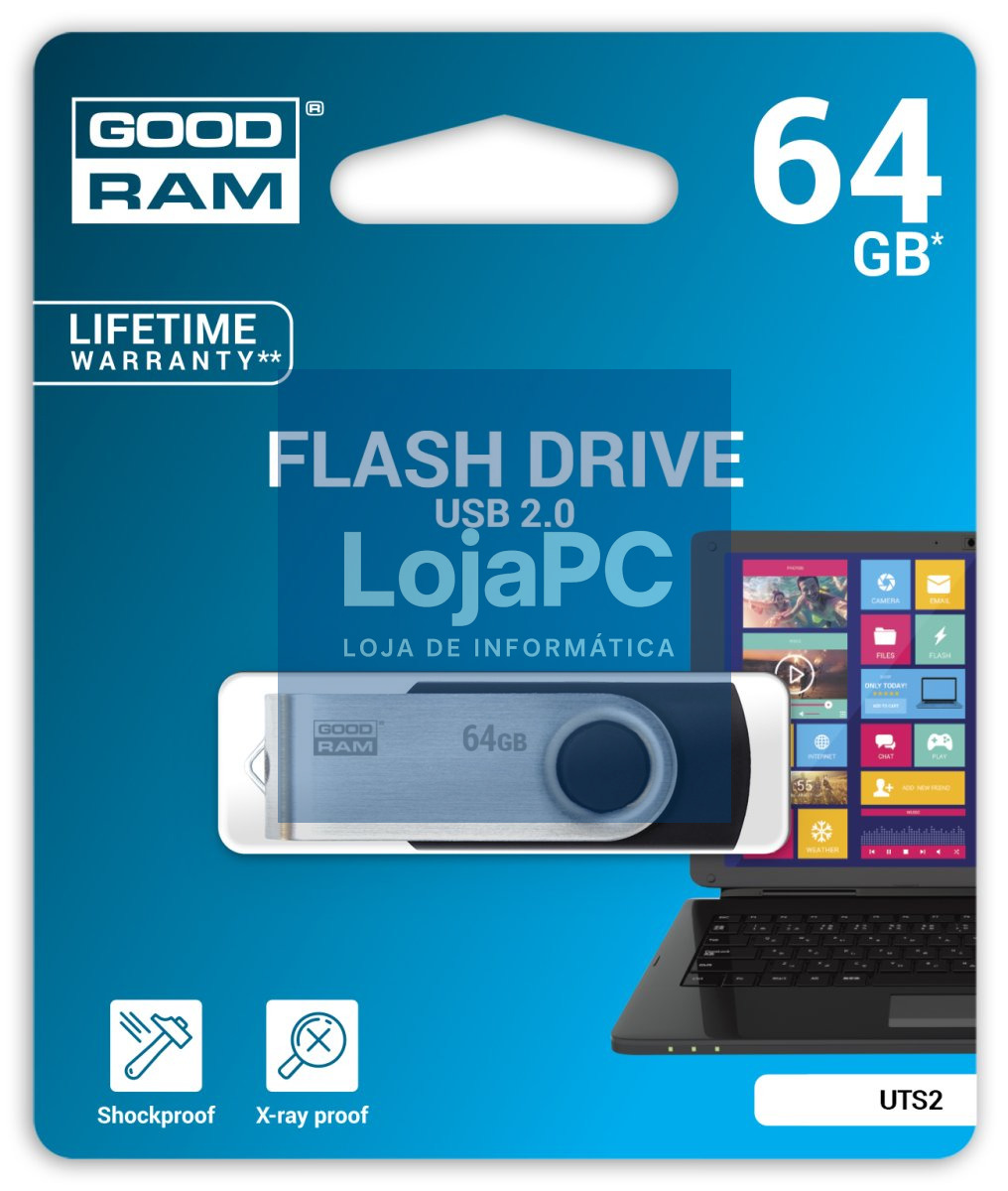 Goodram 64GB UTS2 BLACK USB 2.0