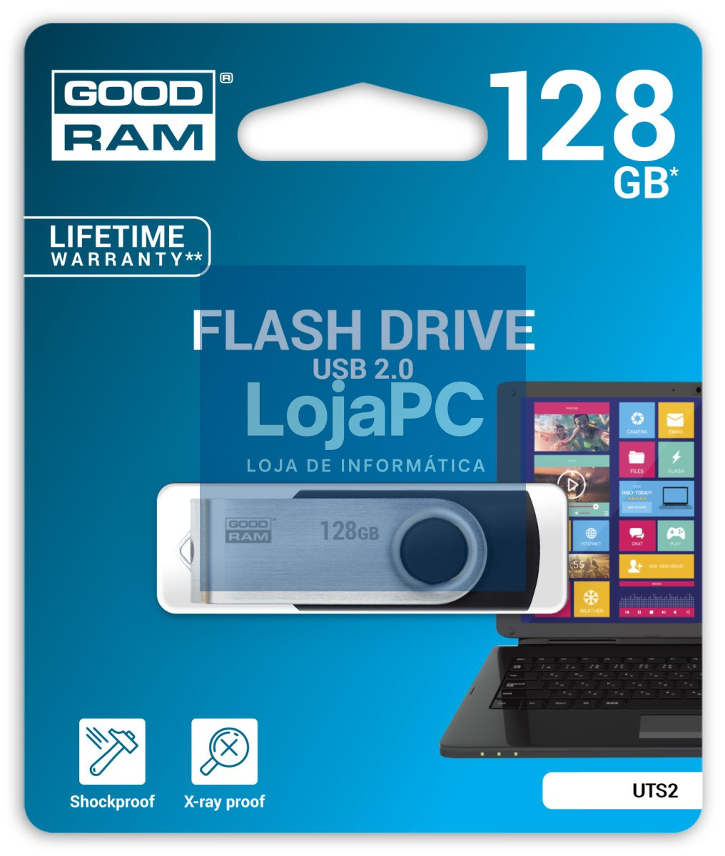 Goodram 128GB UTS2 BLACK USB 2.0