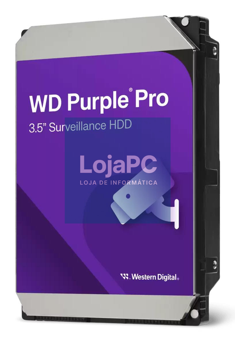 Western Digital WD Purple Pro Surveillance 12 TB - interno - 3.5" - SATA 6Gb/s - 7200 rpm - buffer: 512 MB