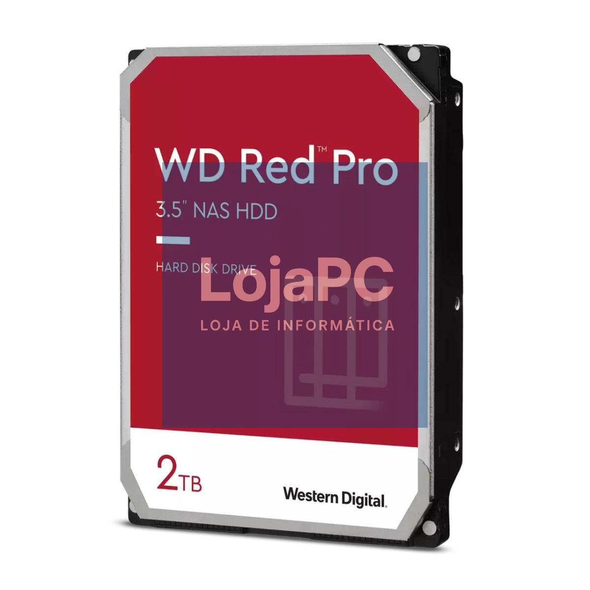Western Digital WD Red Pro HDD 14 TB - interno - 3.5" - SATA 6Gb/s - 7200 rpm - buffer: 512 MB