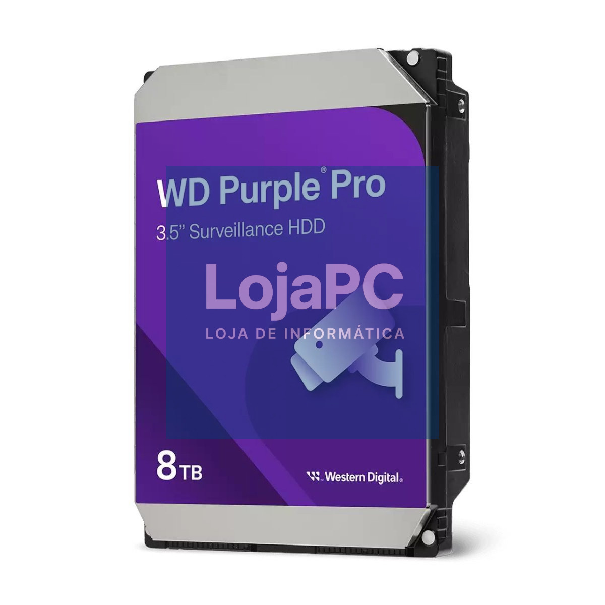 Western Digital WD Purple Pro Surveillance 8 TB - interno - 3.5" - SATA 6Gb/s - 7200 rpm - buffer: 256 MB