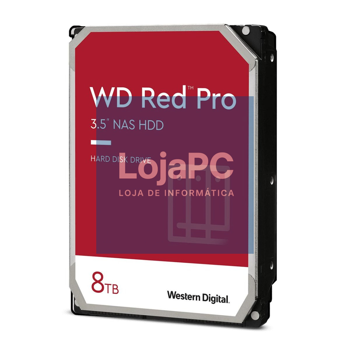 Western Digital WD Red Pro HDD 8 TB - interno - 3.5" - SATA 6Gb/s - 7200 rpm - buffer: 256 MB