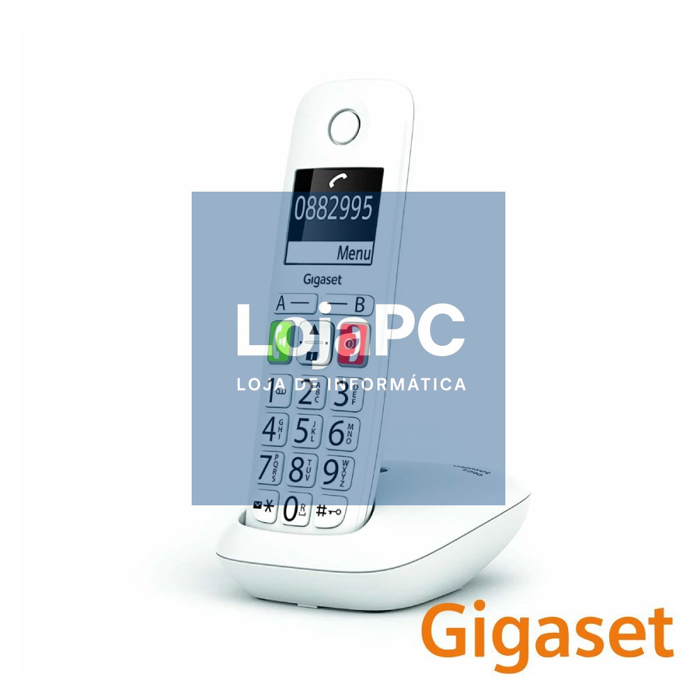 Telefone S/ Fios E290 Branco GIGASET