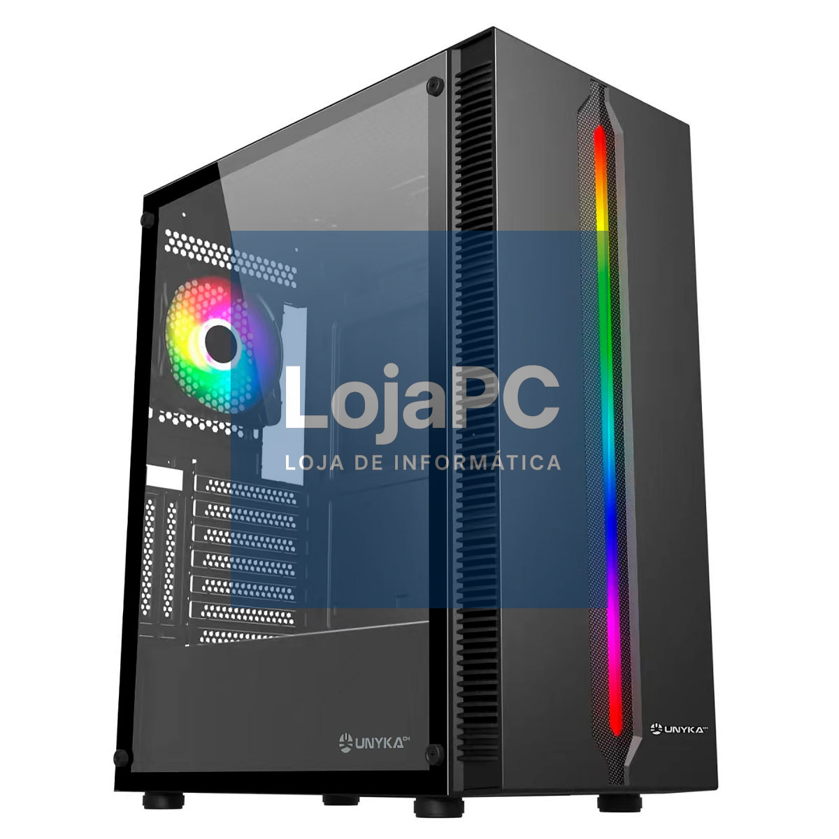 UNYKAch Caixa ARMOR Lumina 205B - ATX GAMING BLACK