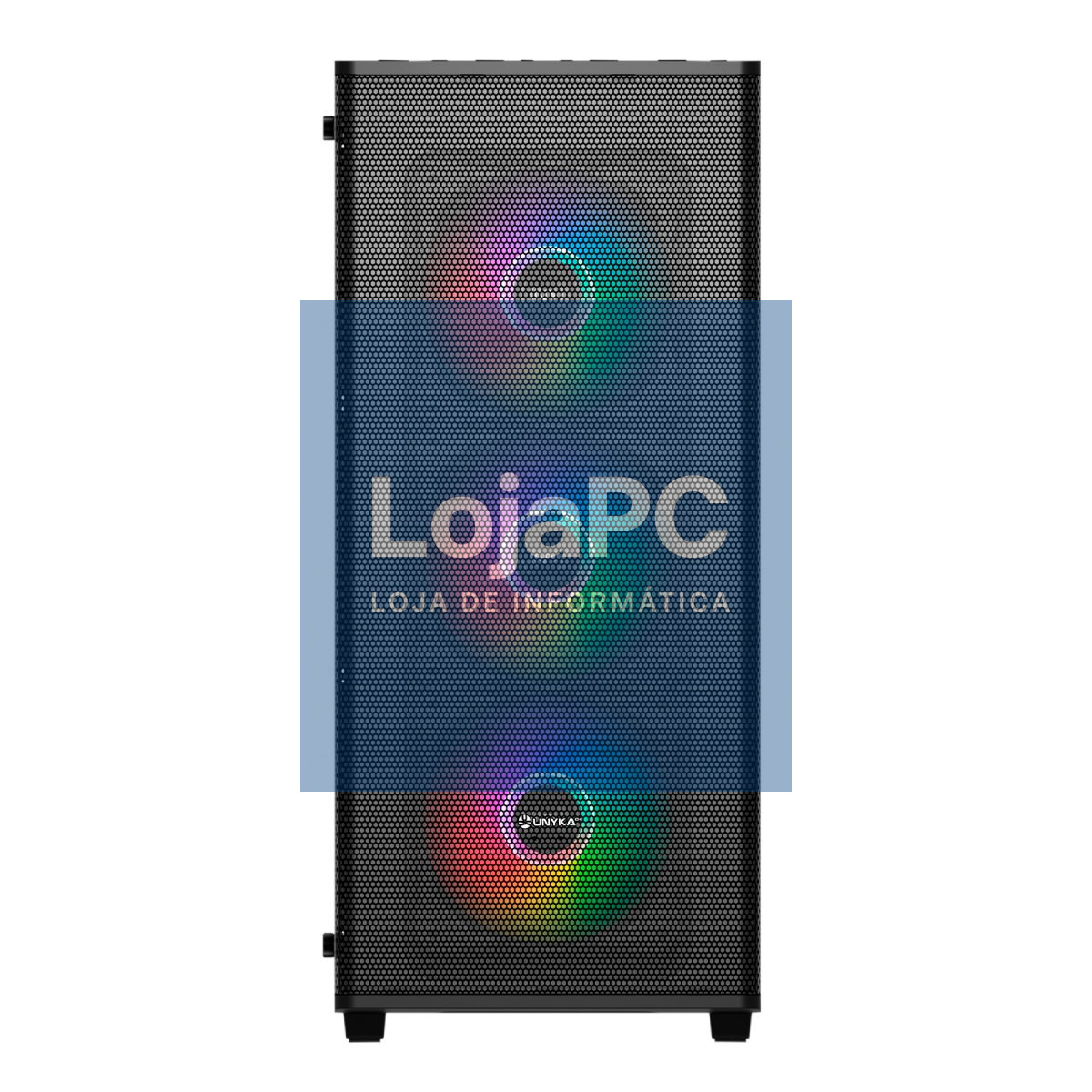 UNYKAch Caixa MIR100 ARGB - ATX GAMING - BLACK - USB 3.0