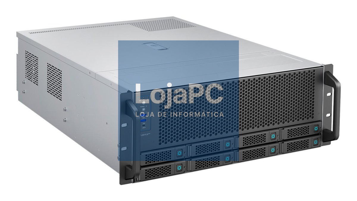 UNYKAch Caixa Server Rack, 4U HSW4U6508, 8 Bays - FONDO 665mm