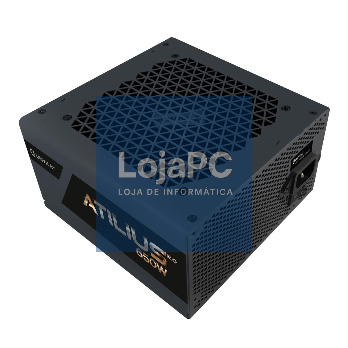 UNYKAch Fonte de Alimentação Gaming Atilius 650W-BLACK Bronze > Não inclui embalagem/caixa