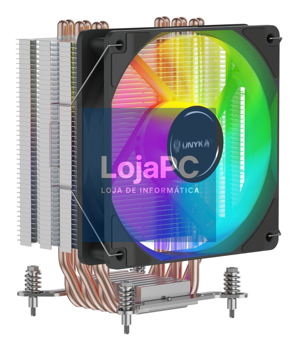 UNYKAch Air Cooler CPU UNYCOOL H60 - Preto