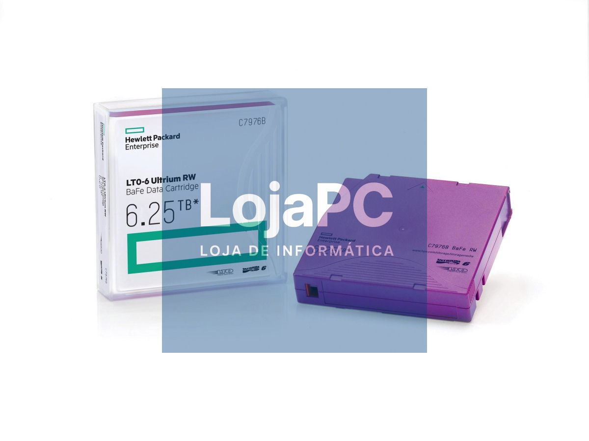 HPE LTO-6 6.25TB RW Data Cartridge