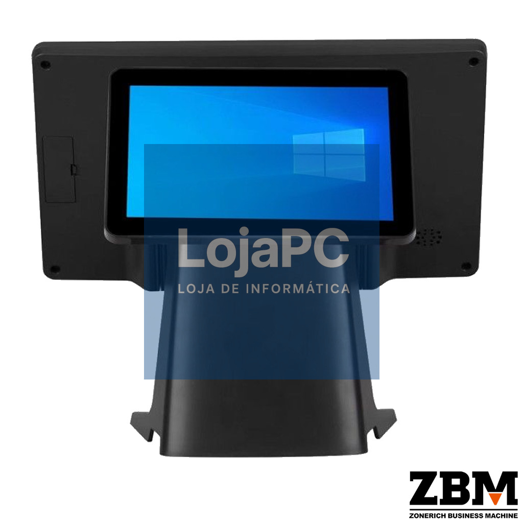 POS Zonerich ZQ-T9656 - Intel J6412 / DDR4 8GB / SSD 120GB / Touch 15.6"/ Display 10" / W11 PRO