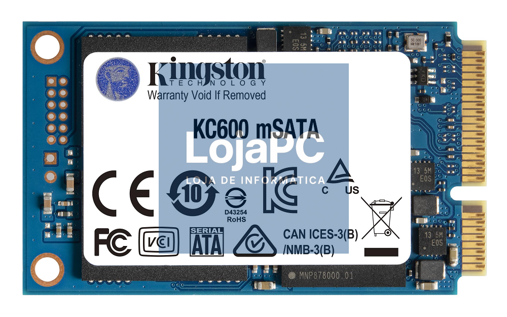 SSD 256Gb mSATA p/ POS